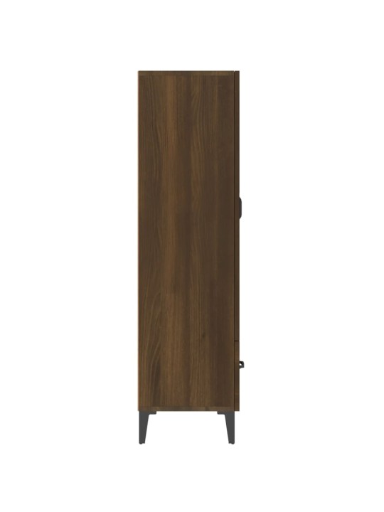 Komoda hnědý dub 70 x 31 x 115 cm kompozitní dřevo