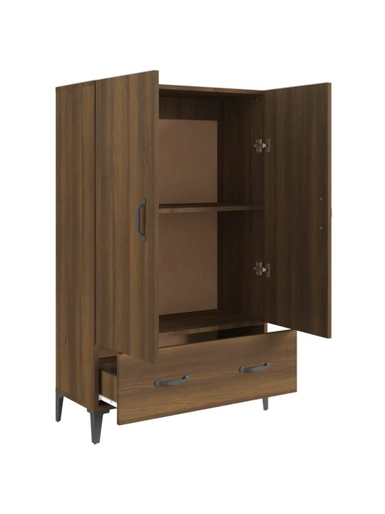 Komoda hnědý dub 70 x 31 x 115 cm kompozitní dřevo