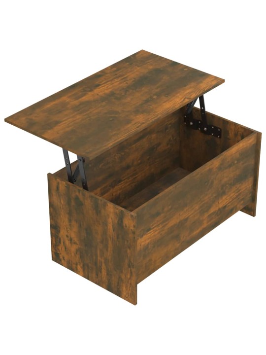 Konferenční stolek kouřový dub 102x55,5x52,5cm kompozitní dřevo
