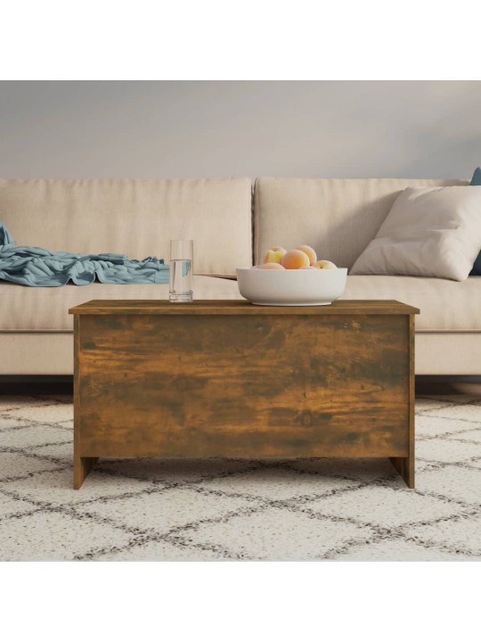 Konferenční stolek kouřový dub 102x55,5x52,5cm kompozitní dřevo