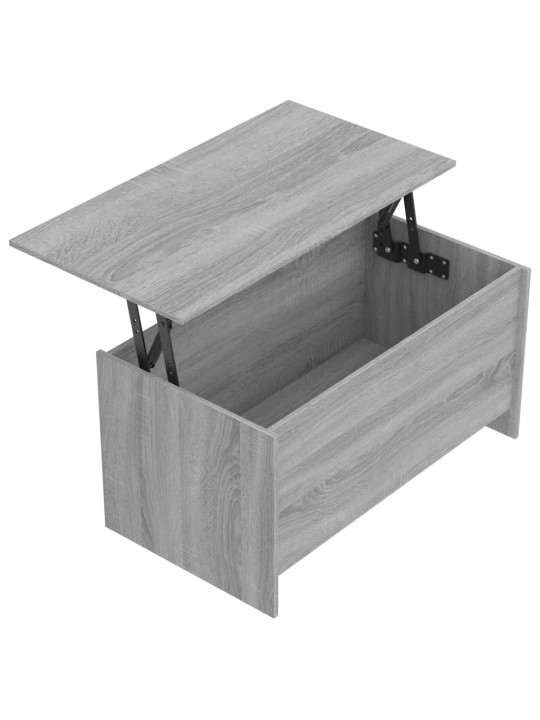 Konferenční stolek šedý sonoma 102x55,5x52,5cm kompozitní dřevo