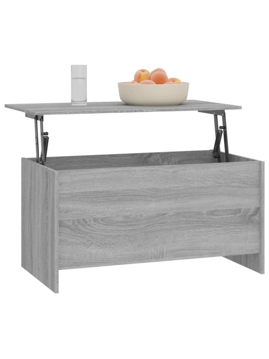 Konferenční stolek šedý sonoma 102x55,5x52,5cm kompozitní dřevo