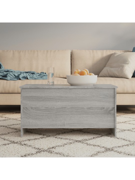 Konferenční stolek šedý sonoma 102x55,5x52,5cm kompozitní dřevo