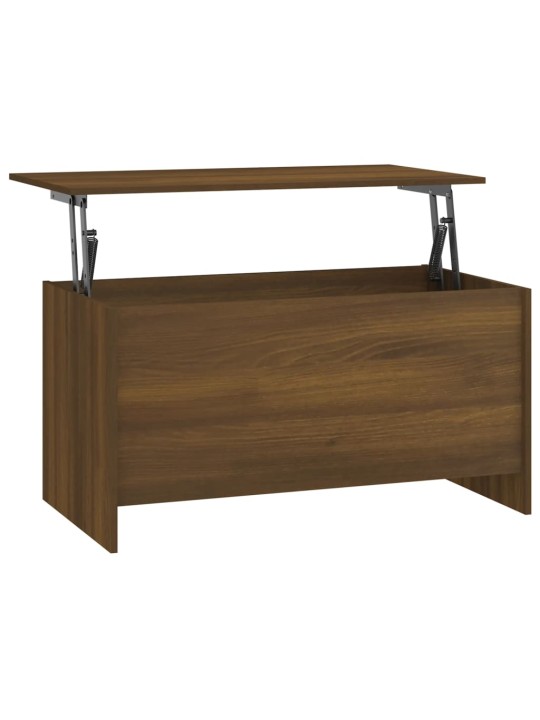 Konferenční stolek hnědý dub 102x55,5x52,5 cm kompozitní dřevo