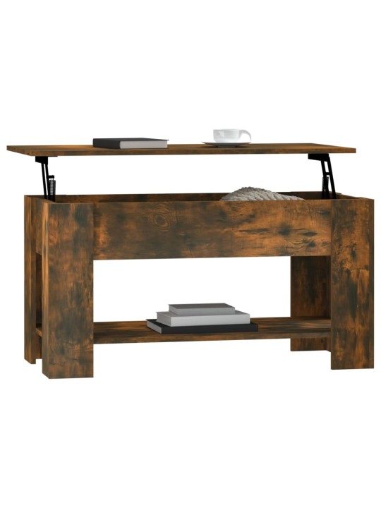 Konferenční stolek kouřový dub 101x49x52 cm kompozitní dřevo