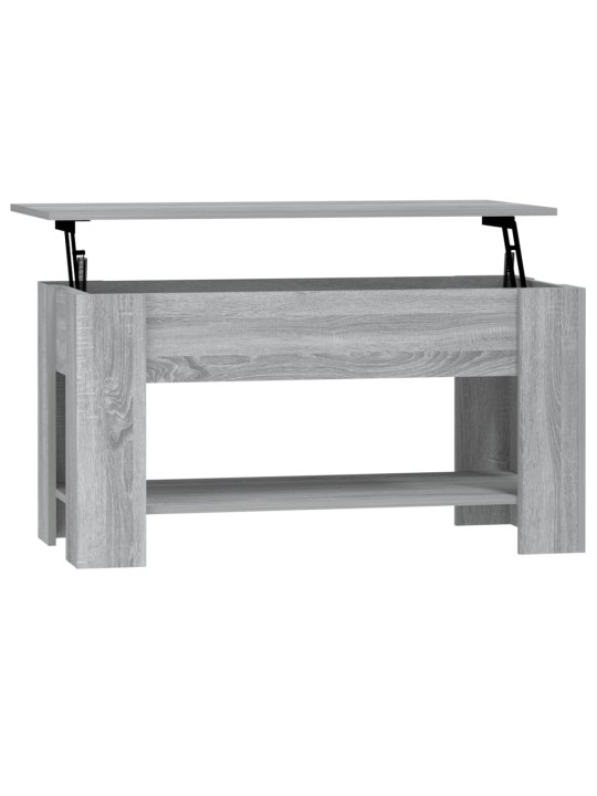 Konferenční stolek šedý sonoma 101x49x52 cm kompozitní dřevo