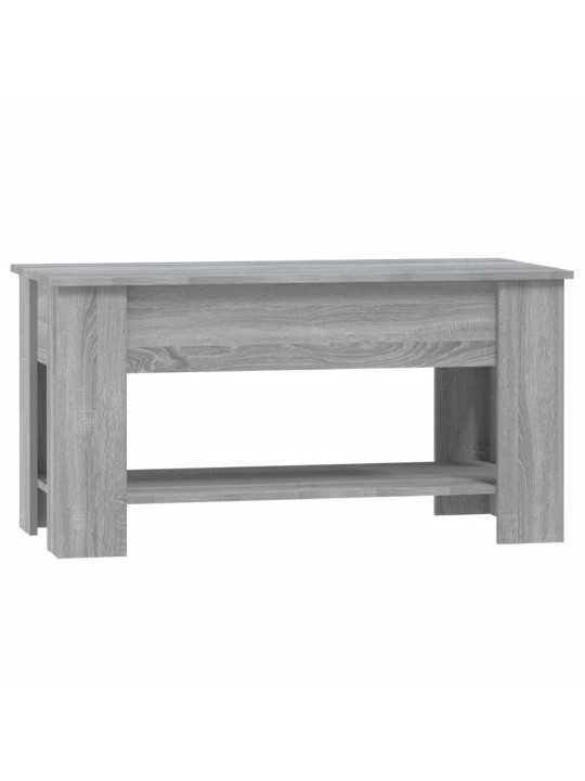 Konferenční stolek šedý sonoma 101x49x52 cm kompozitní dřevo