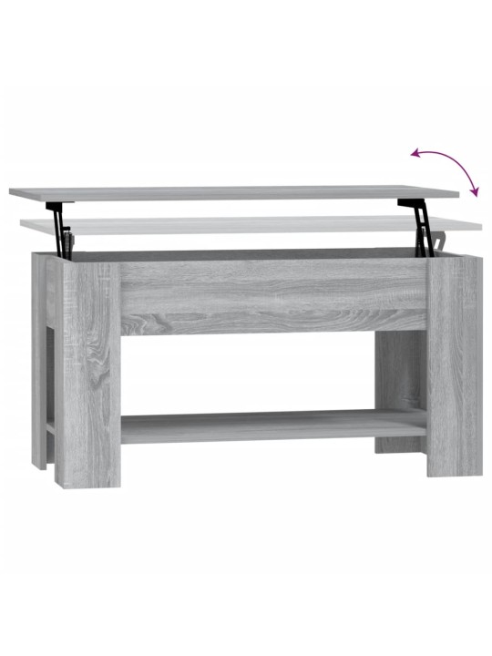 Konferenční stolek šedý sonoma 101x49x52 cm kompozitní dřevo