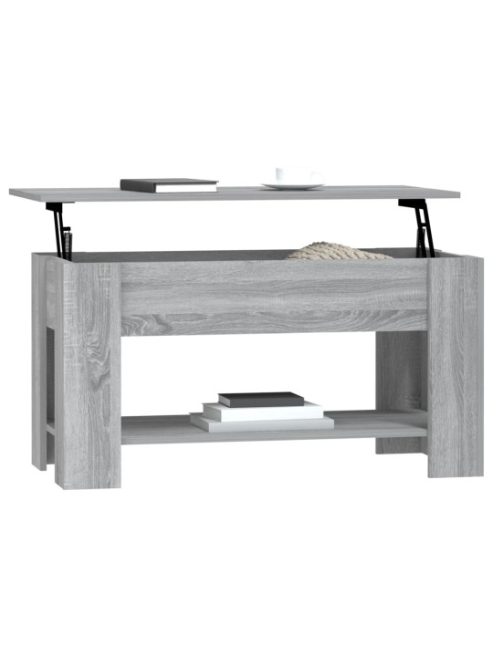 Konferenční stolek šedý sonoma 101x49x52 cm kompozitní dřevo