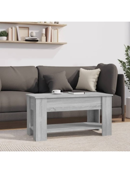 Konferenční stolek šedý sonoma 101x49x52 cm kompozitní dřevo