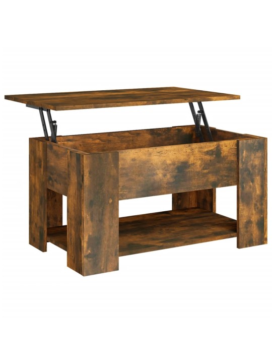 Konferenční stolek kouřový dub 79 x 49 x 41 cm kompozitní dřevo