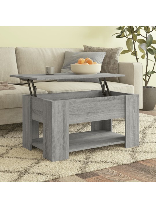 Konferenční stolek šedý sonoma 79 x 49 x 41 cm kompozitní dřevo