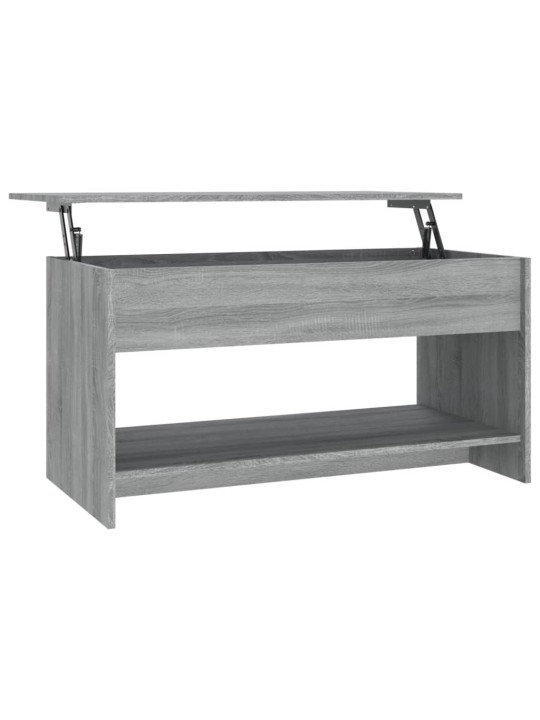 Konferenční stolek šedý sonoma 102x50x52,5 cm kompozitní dřevo