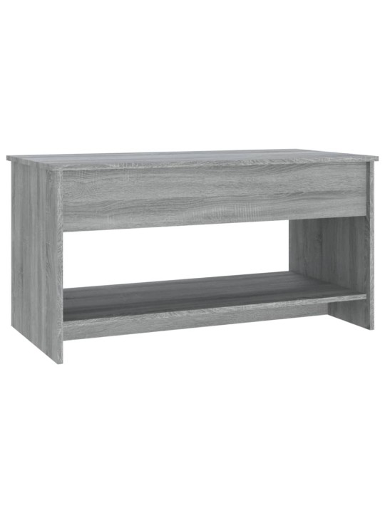Konferenční stolek šedý sonoma 102x50x52,5 cm kompozitní dřevo