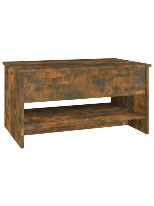 Konferenční stolek kouřový dub 80x50x40 cm kompozitní dřevo
