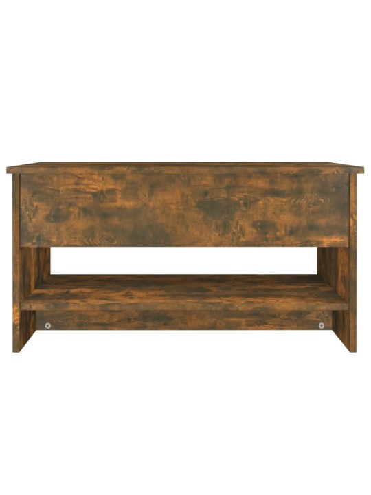 Konferenční stolek kouřový dub 80x50x40 cm kompozitní dřevo