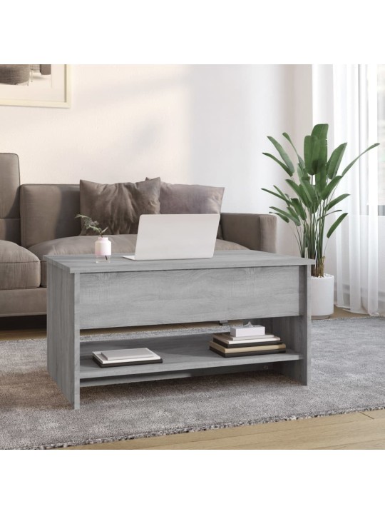 Konferenční stolek šedý sonoma 80x50x40 cm kompozitní dřevo