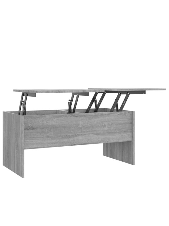 Konferenční stolek šedý sonoma 102x50,5x46,5cm kompozitní dřevo