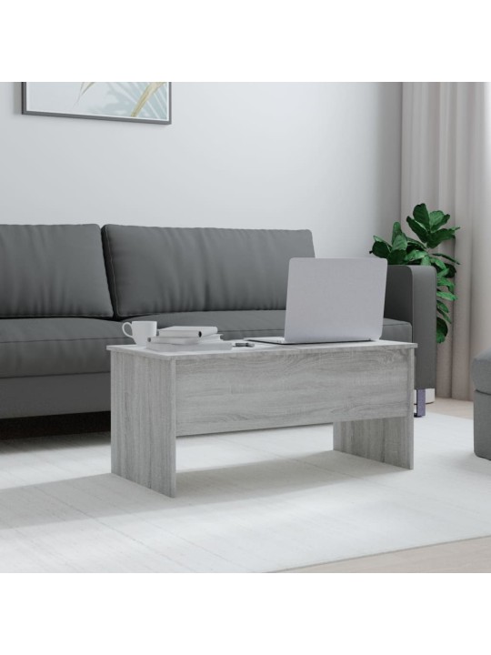 Konferenční stolek šedý sonoma 102x50,5x46,5cm kompozitní dřevo