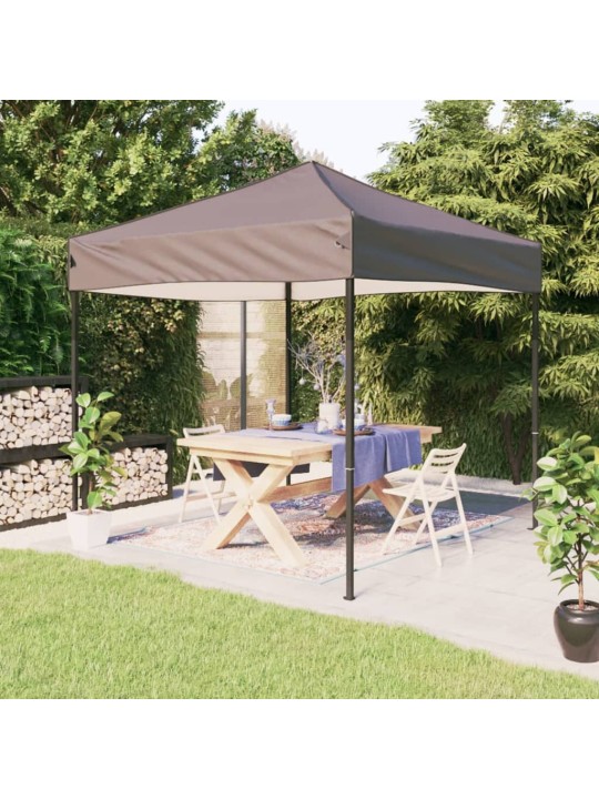 Skládací party stan taupe 2 x 2 m