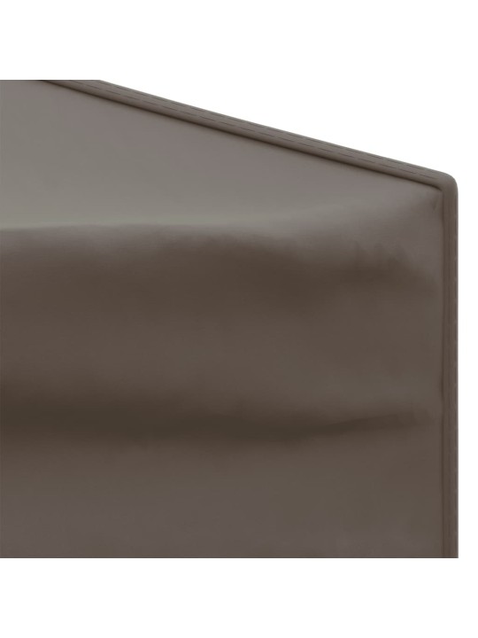 Skládací party stan s bočními stěnami taupe 2 x 2 m