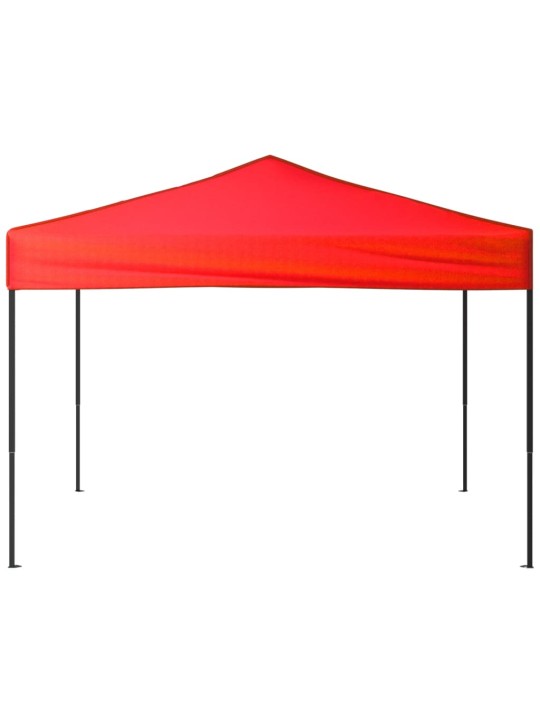 Skládací party stan červený 3 x 3 m