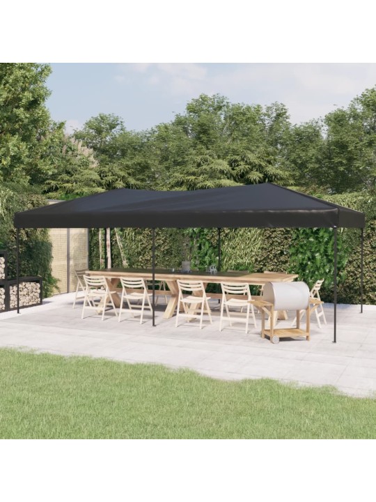 Skládací party stan antracitový 3 x 6 m