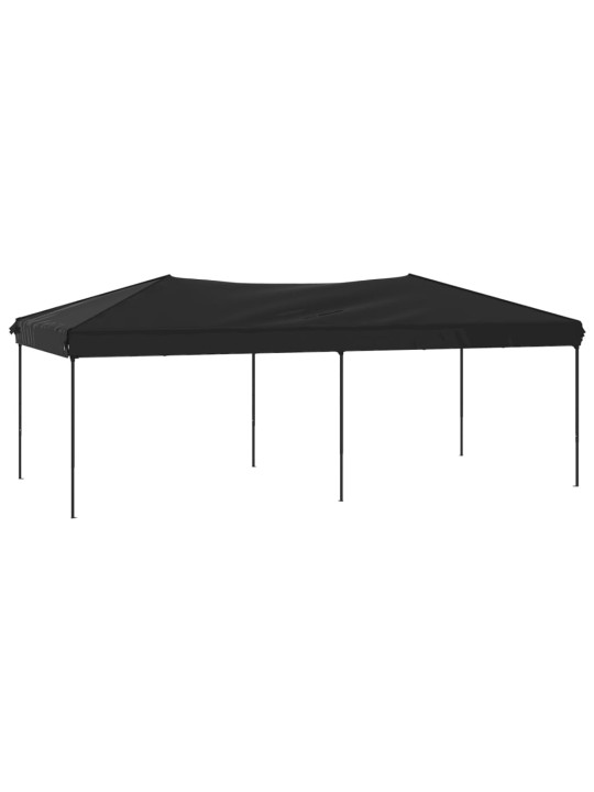 Skládací party stan černý 3 x 6 m