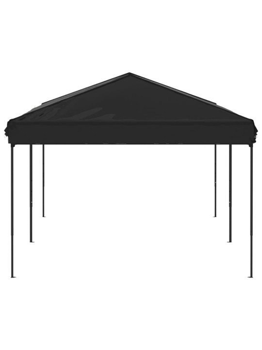 Skládací party stan černý 3 x 6 m