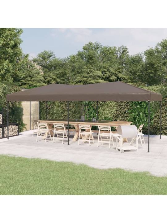 Skládací party stan taupe 3 x 6 m