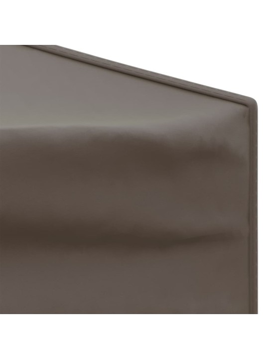 Skládací party stan s bočními stěnami taupe 3 x 6 m