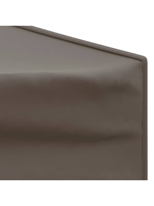 Skládací party stan s bočními stěnami taupe 3 x 6 m