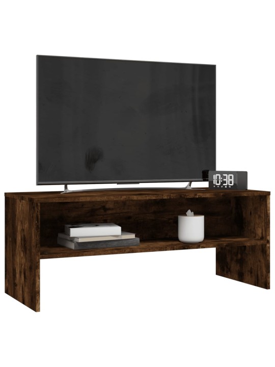 TV skříňka kouřový dub 100 x 40 x 40 cm kompozitní dřevo