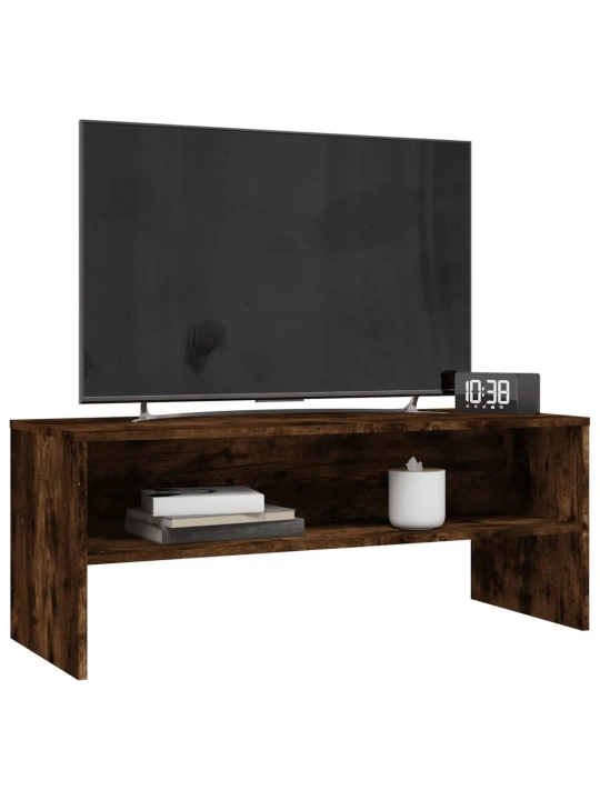 TV skříňka kouřový dub 100 x 40 x 40 cm kompozitní dřevo