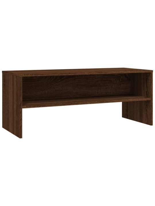 TV skříňka hnědý dub 100 x 40 x 40 cm kompozitní dřevo
