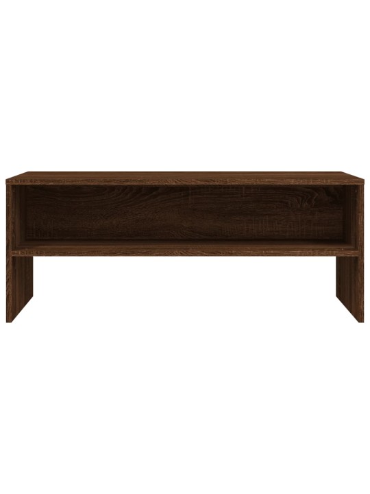 TV skříňka hnědý dub 100 x 40 x 40 cm kompozitní dřevo