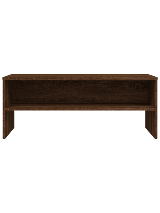 TV skříňka hnědý dub 100 x 40 x 40 cm kompozitní dřevo