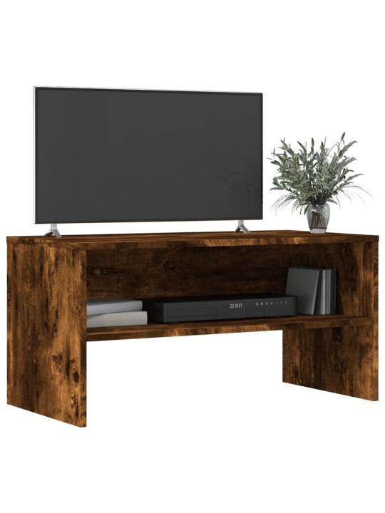 TV stolek kouřový dub 80 x 40 x 40 cm kompozitní dřevo