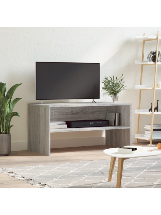 TV stolek šedý sonoma 80 x 40 x 40 cm kompozitní dřevo