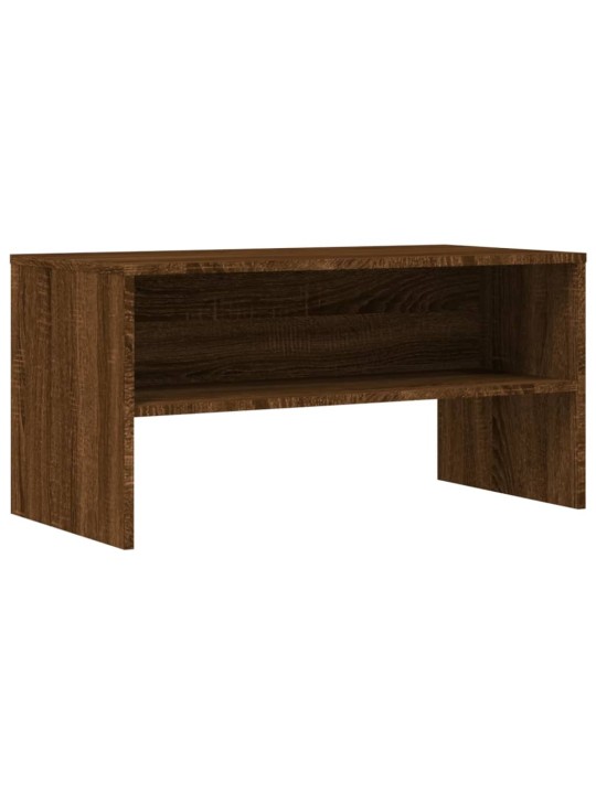 TV stolek hnědý dub 80 x 40 x 40 cm kompozitní dřevo