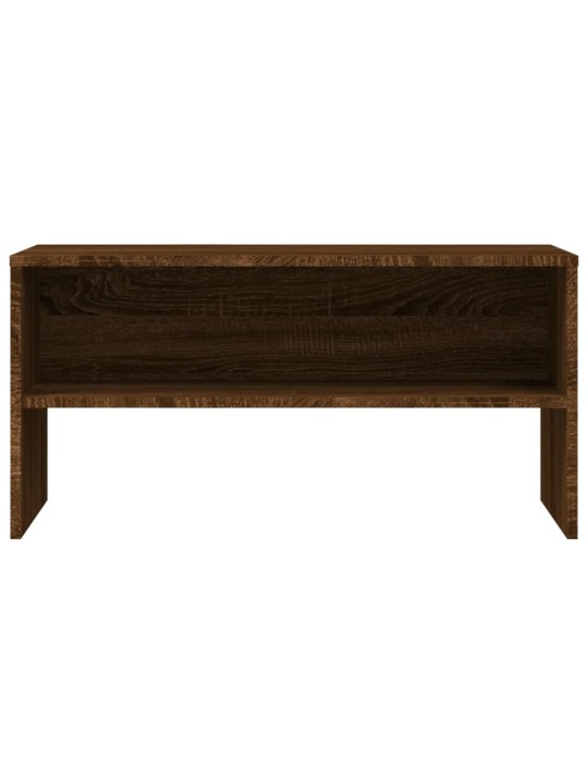 TV stolek hnědý dub 80 x 40 x 40 cm kompozitní dřevo