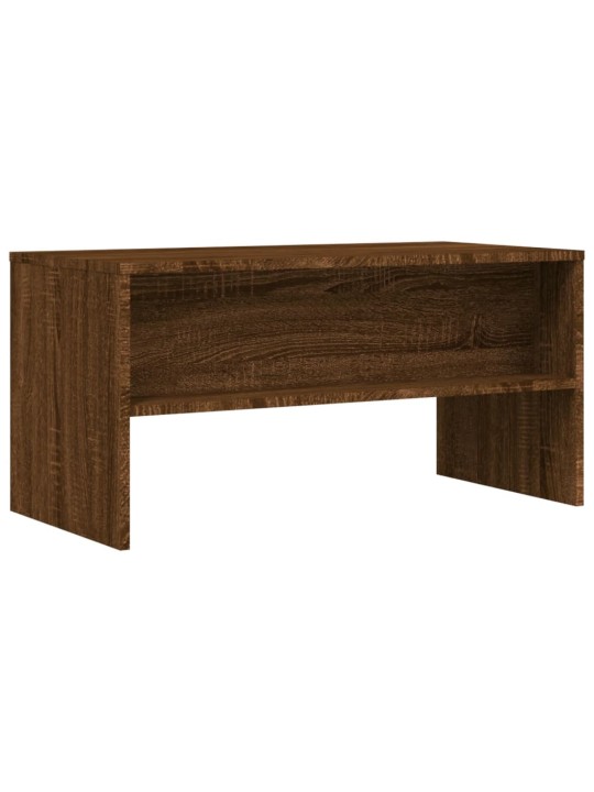TV stolek hnědý dub 80 x 40 x 40 cm kompozitní dřevo