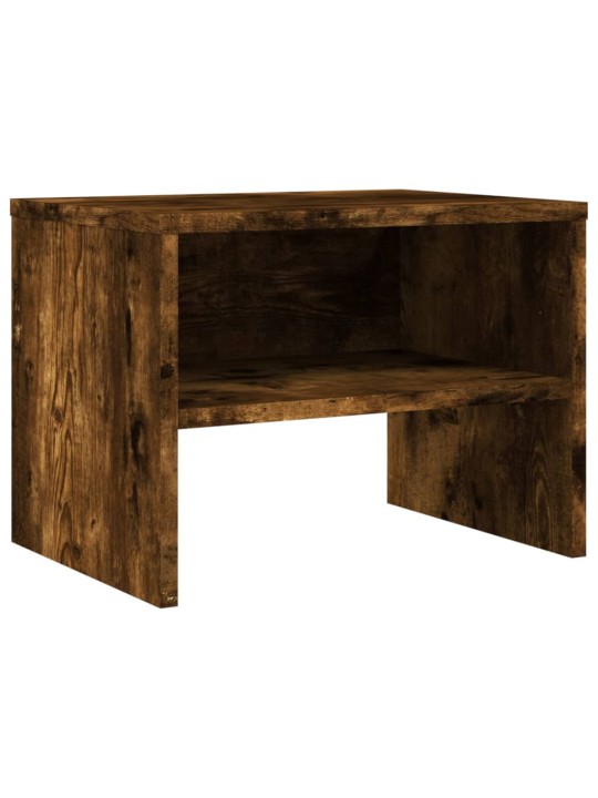 Noční stolky 2 ks kouřový dub 40 x 30 x 30 cm kompozitní dřevo