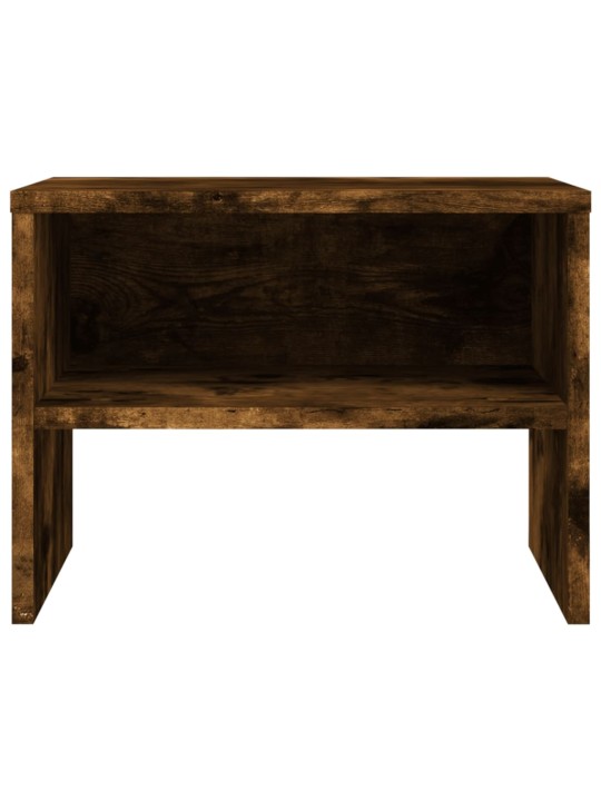 Noční stolky 2 ks kouřový dub 40 x 30 x 30 cm kompozitní dřevo