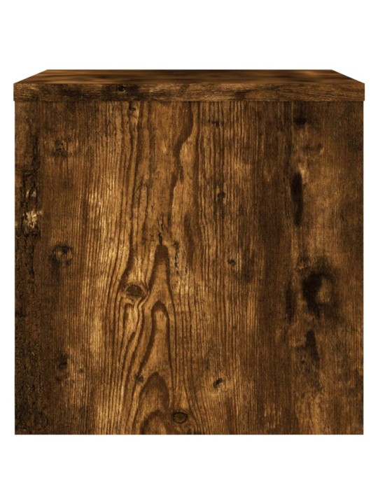 Noční stolky 2 ks kouřový dub 40 x 30 x 30 cm kompozitní dřevo