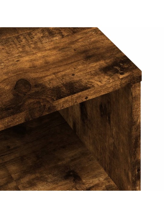 Noční stolky 2 ks kouřový dub 40 x 30 x 30 cm kompozitní dřevo