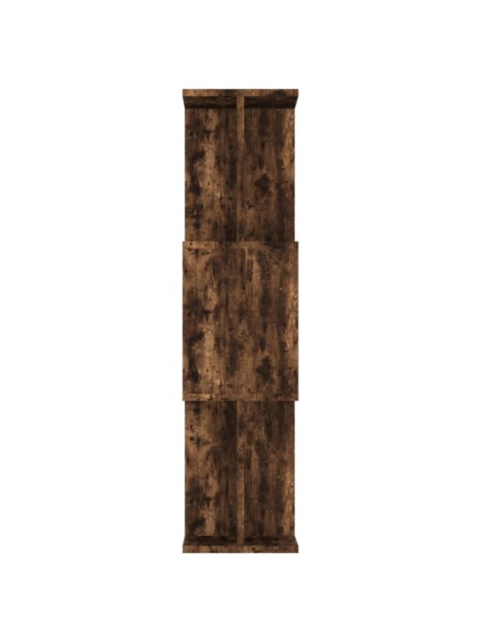 Knihovna/dělicí stěna kouřový dub 80x24x96 cm kompozitní dřevo