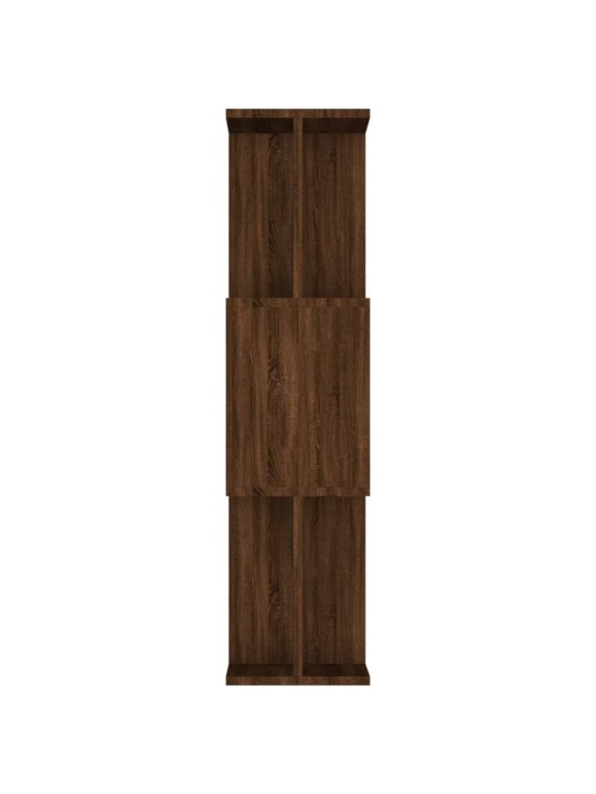 Knihovna/dělicí stěna hnědý dub 80x24x96 cm kompozitní dřevo