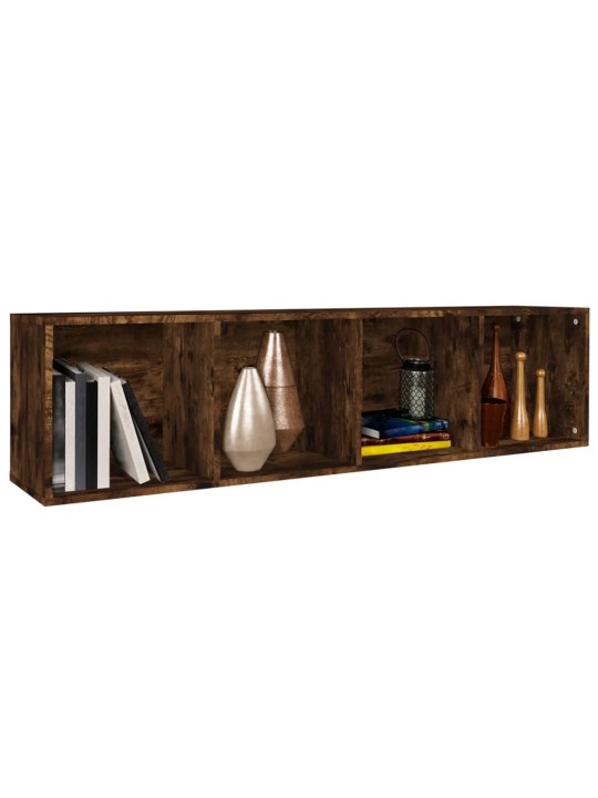 Knihovna / TV skříňka kouřový dub 36x30x143 cm kompozitní dřevo