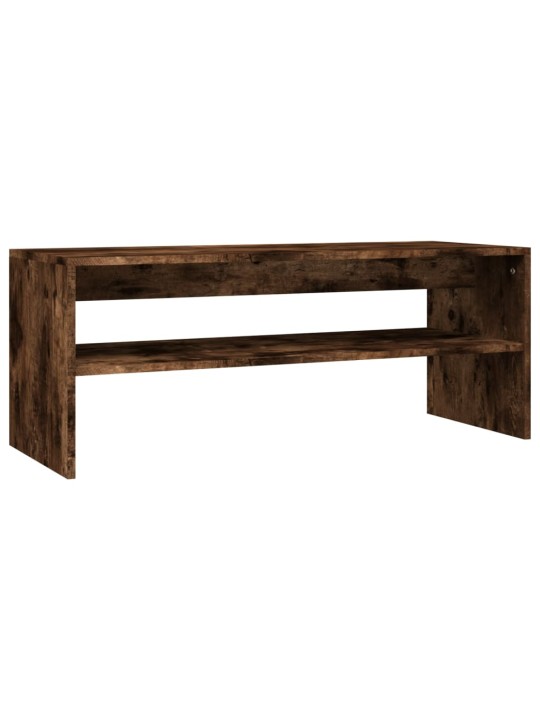 Konferenční stolek kouřový dub 100x50x40 cm kompozitní dřevo